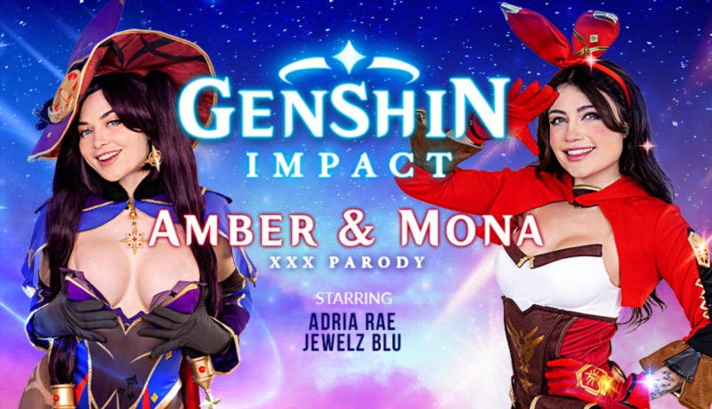 Genshin Impact Porn Parody: Amber And Mona