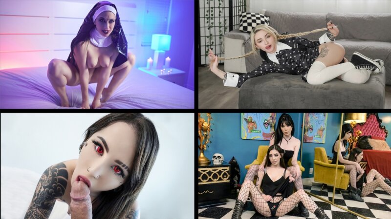 Spooky Goth Babes Compilation